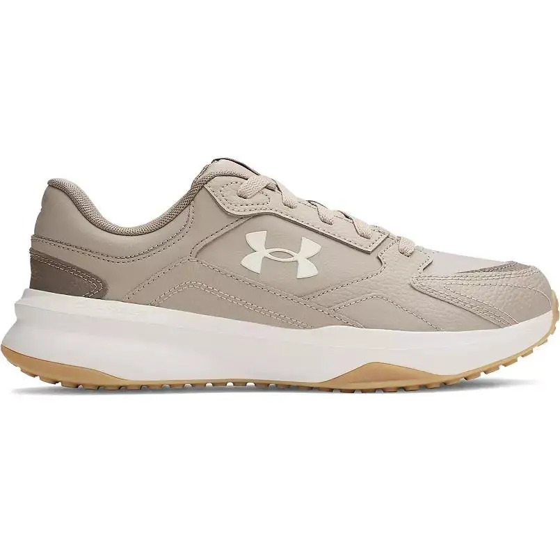 Under Armour Edge Lthr Men`s Training Shoes Several Sizes - Taupe