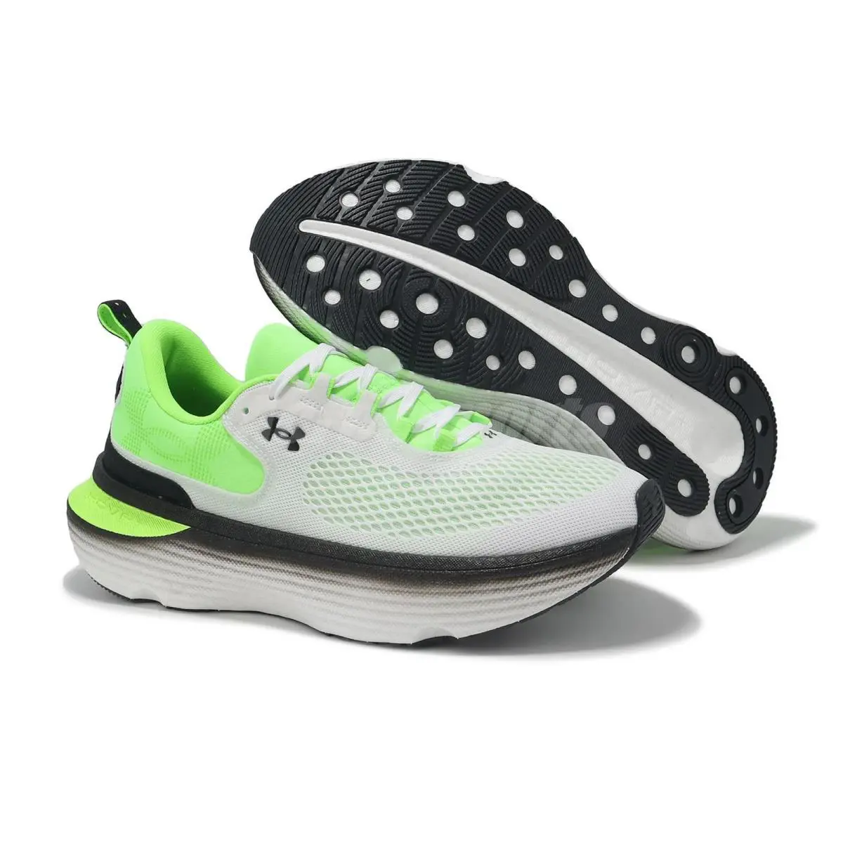 Under Armour shoes - Under Armour HOVR Infinite - HOVR Infinite - White / Hyper Green / Black 4