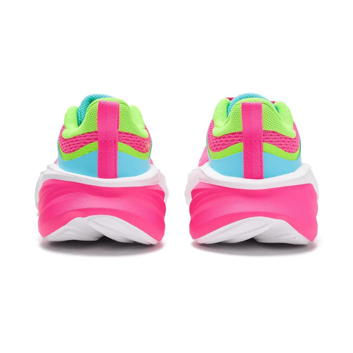 Under Armour shoes - Pink Rave/Fresco Blue/Hyper Green 5