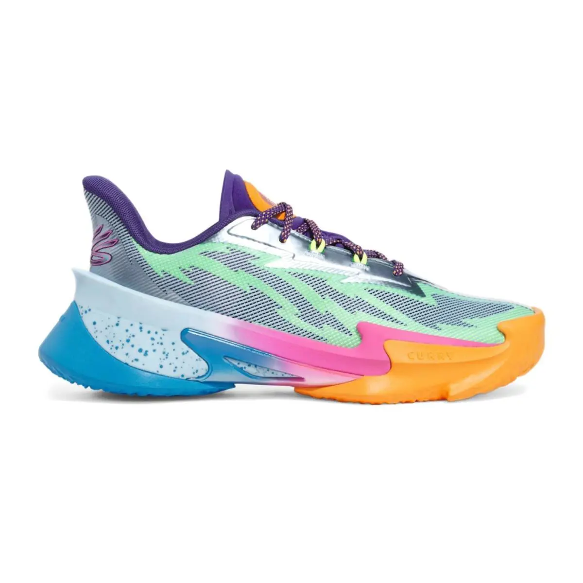 Under Armour shoes - Under Armour Curry Series 7 - Blue, Manufacturer: Horizon Blue / Aero Pink / Stream 19