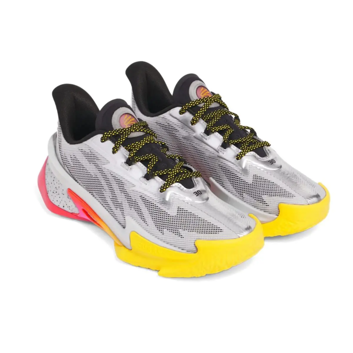 Under Armour shoes - Under Armour Curry Series 7 - Silver, Manufacturer: Metallic Silver / Black / Taxi 2