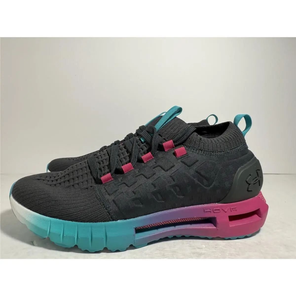 Under Armour shoes - Under Armour HOVR Phantom - HOVR Phantom - 3028384 102 - Anthracite, Astro Pink, Circuit Teal 7