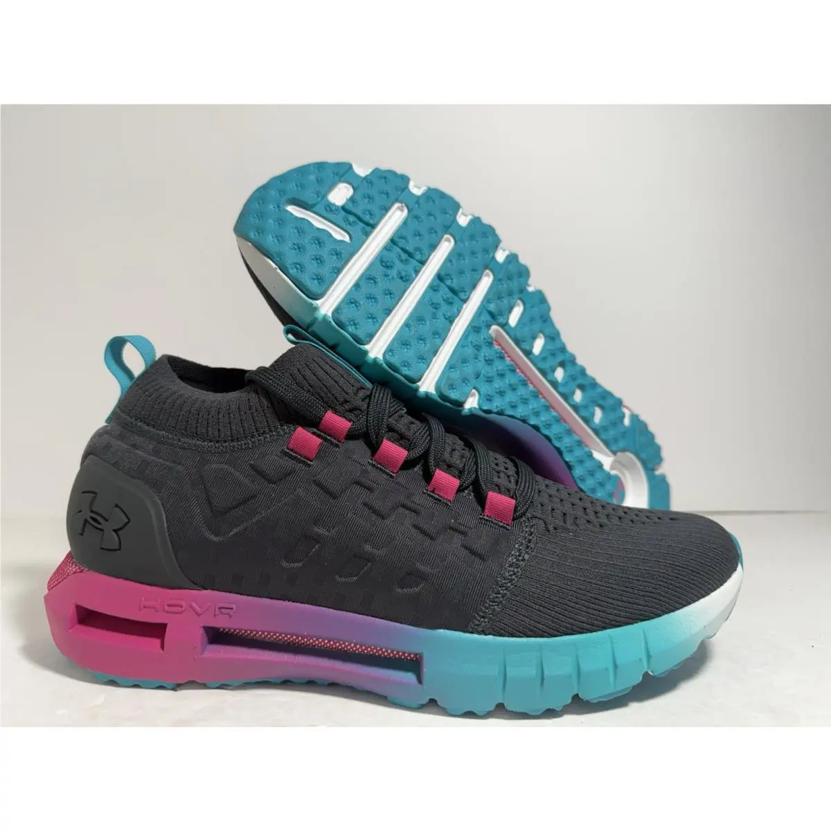 Under Armour shoes - Under Armour HOVR Phantom - HOVR Phantom - 3028384 102 - Anthracite, Astro Pink, Circuit Teal 4
