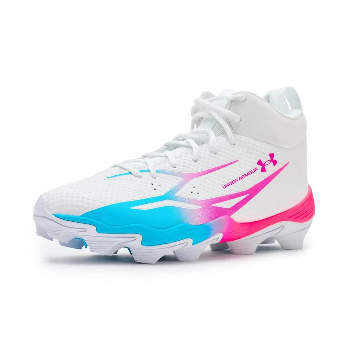 Under Armour shoes - White/Fresco Blue/Pink Rave 6