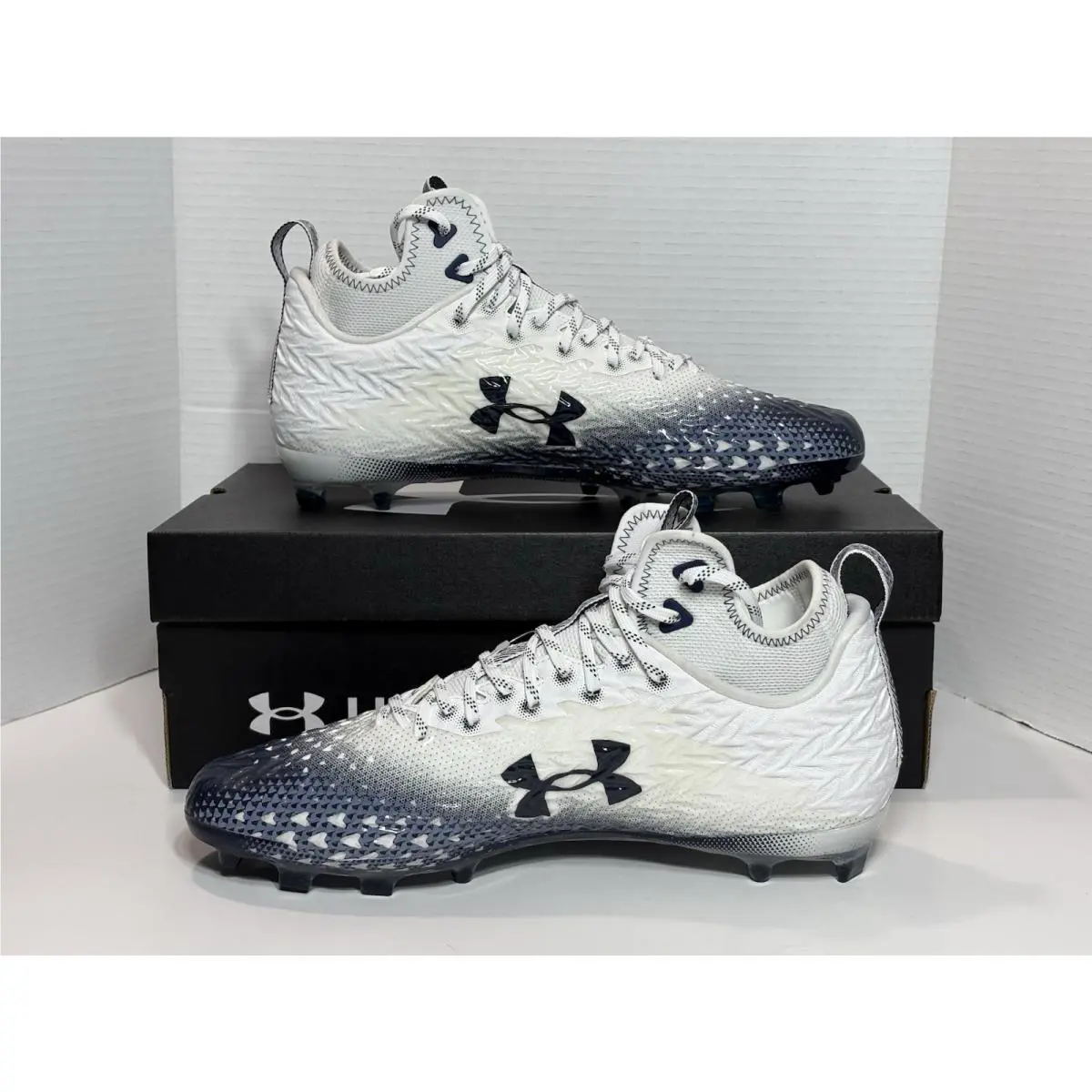 Under Armour shoes - Under Armour Spotlight Clone 3.0 MC - 3026334-106 - White/Navy 0