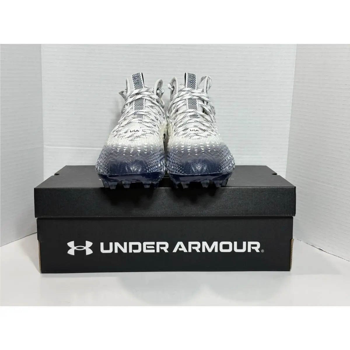 Under Armour shoes - Under Armour Spotlight Clone 3.0 MC - 3026334-106 - White/Navy 1