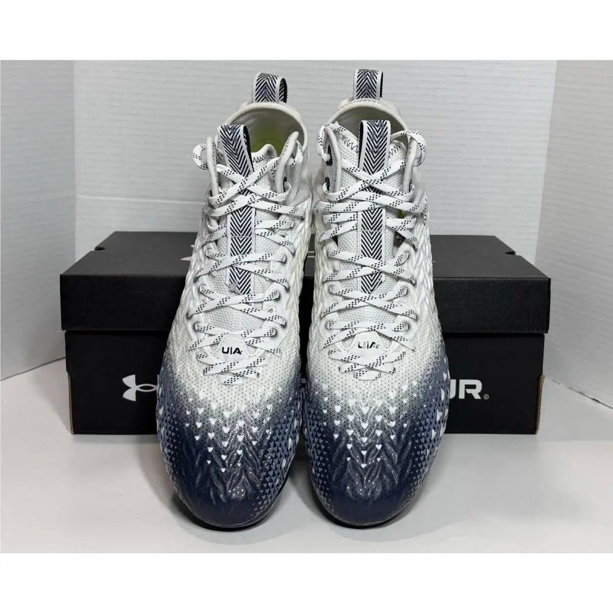 Under Armour shoes - Under Armour Spotlight Clone 3.0 MC - 3026334-106 - White/Navy 2