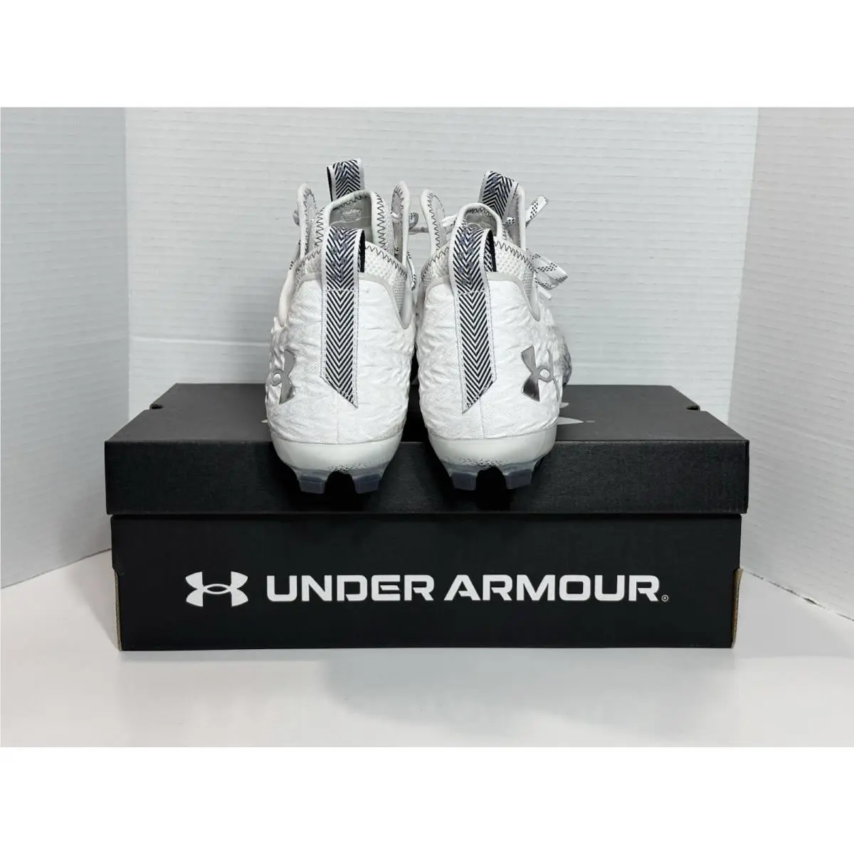 Under Armour shoes - Under Armour Spotlight Clone 3.0 MC - 3026334-106 - White/Navy 4