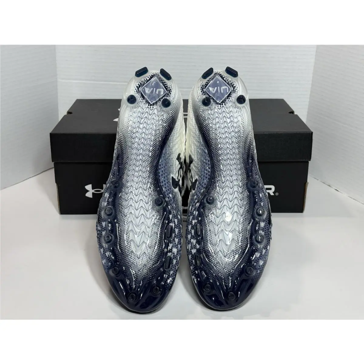 Under Armour shoes - Under Armour Spotlight Clone 3.0 MC - 3026334-106 - White/Navy 5