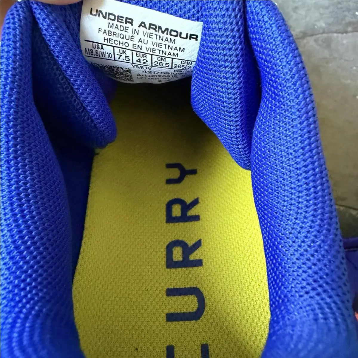 Under Armour shoes - UNDER ARMOUR CURRY 11 - CURRY - 3026615-100 - Blue 4
