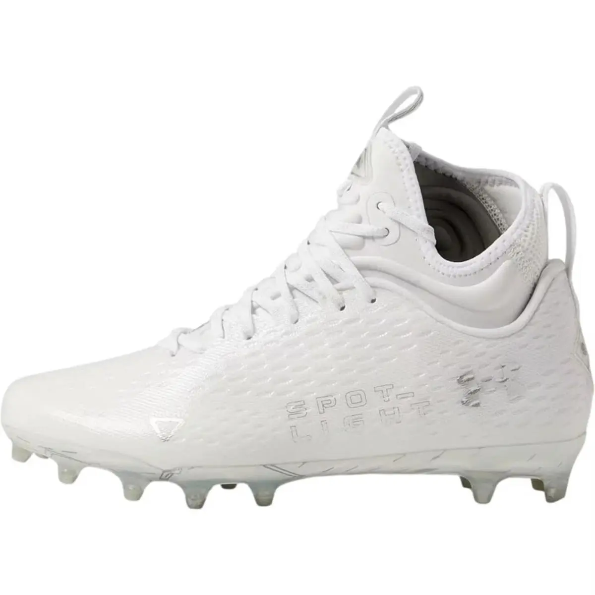 Spotlight Lux MC 2.0 White / White 3025082-100 Men`s Size 8 Medium by Under Armour
