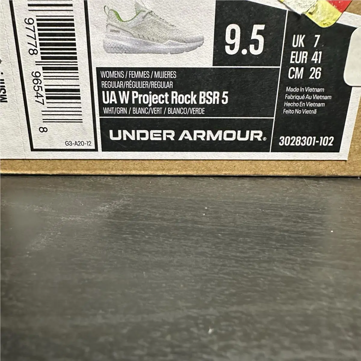 Under Armour shoes - Under Armour Project Rock BSR 5 - 3028301-102 - White 5