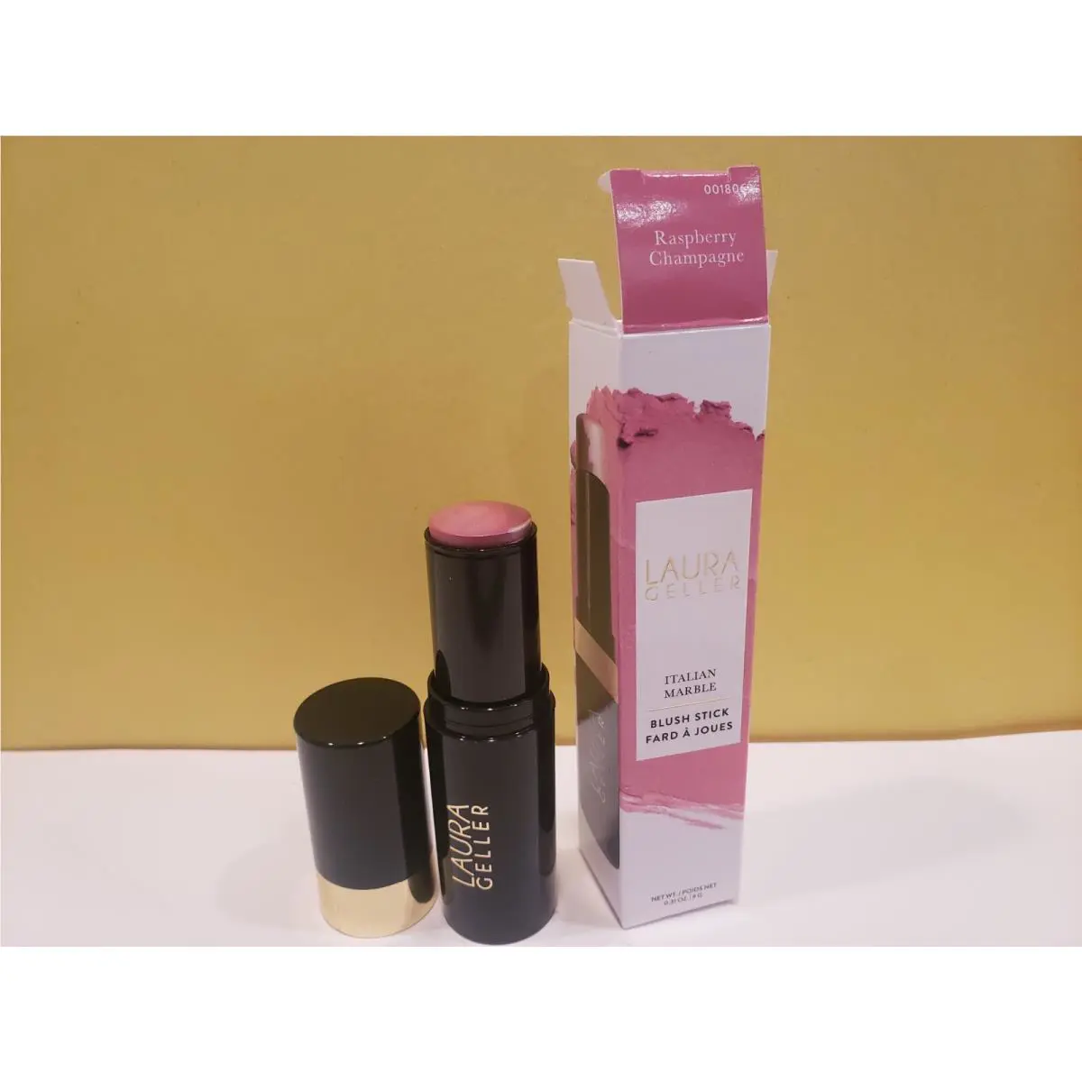Laura Geller Italian Marble Blush Stick Raspberry Champagne
