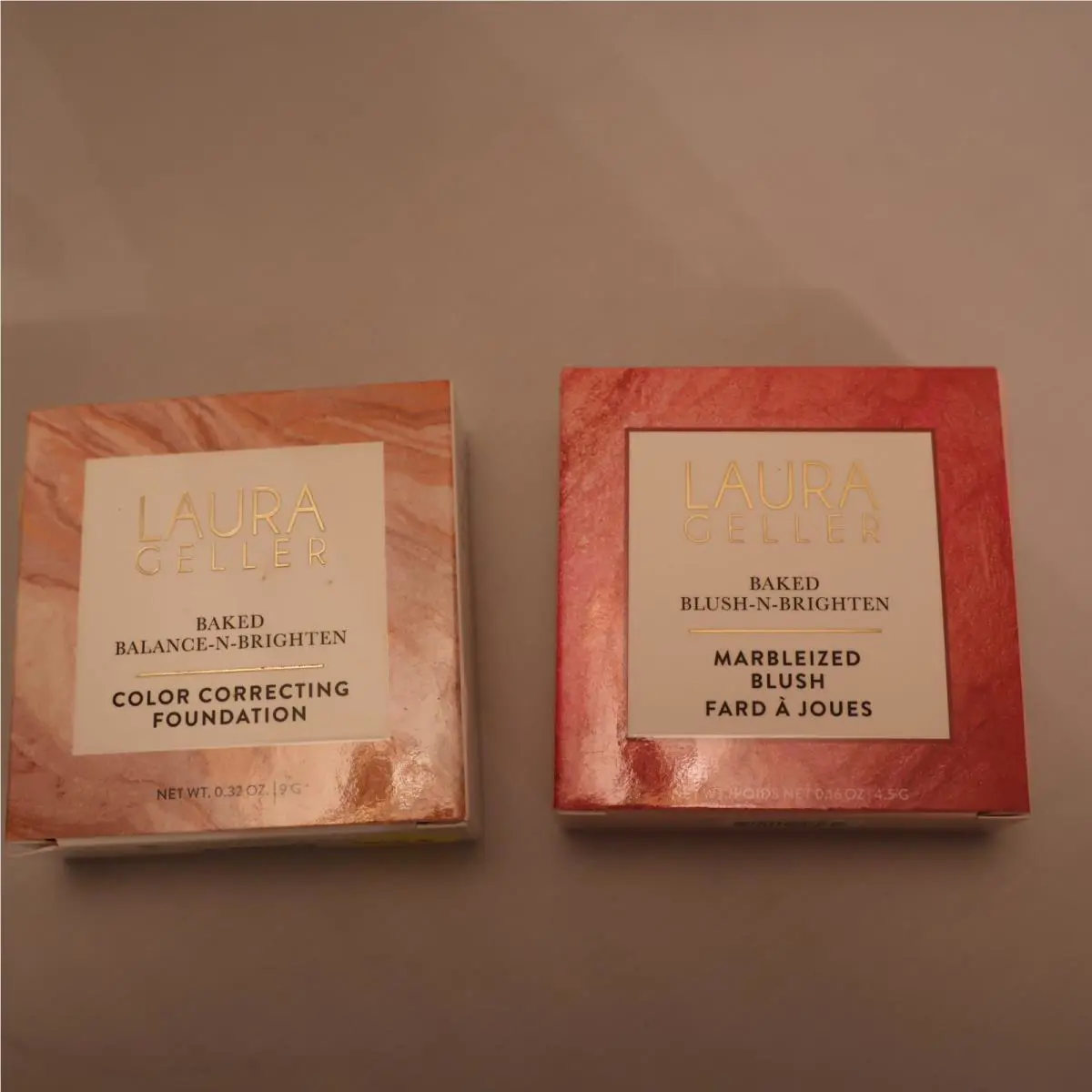 Laura Geller Color Correcting Foundation and Marbleized – – Retail