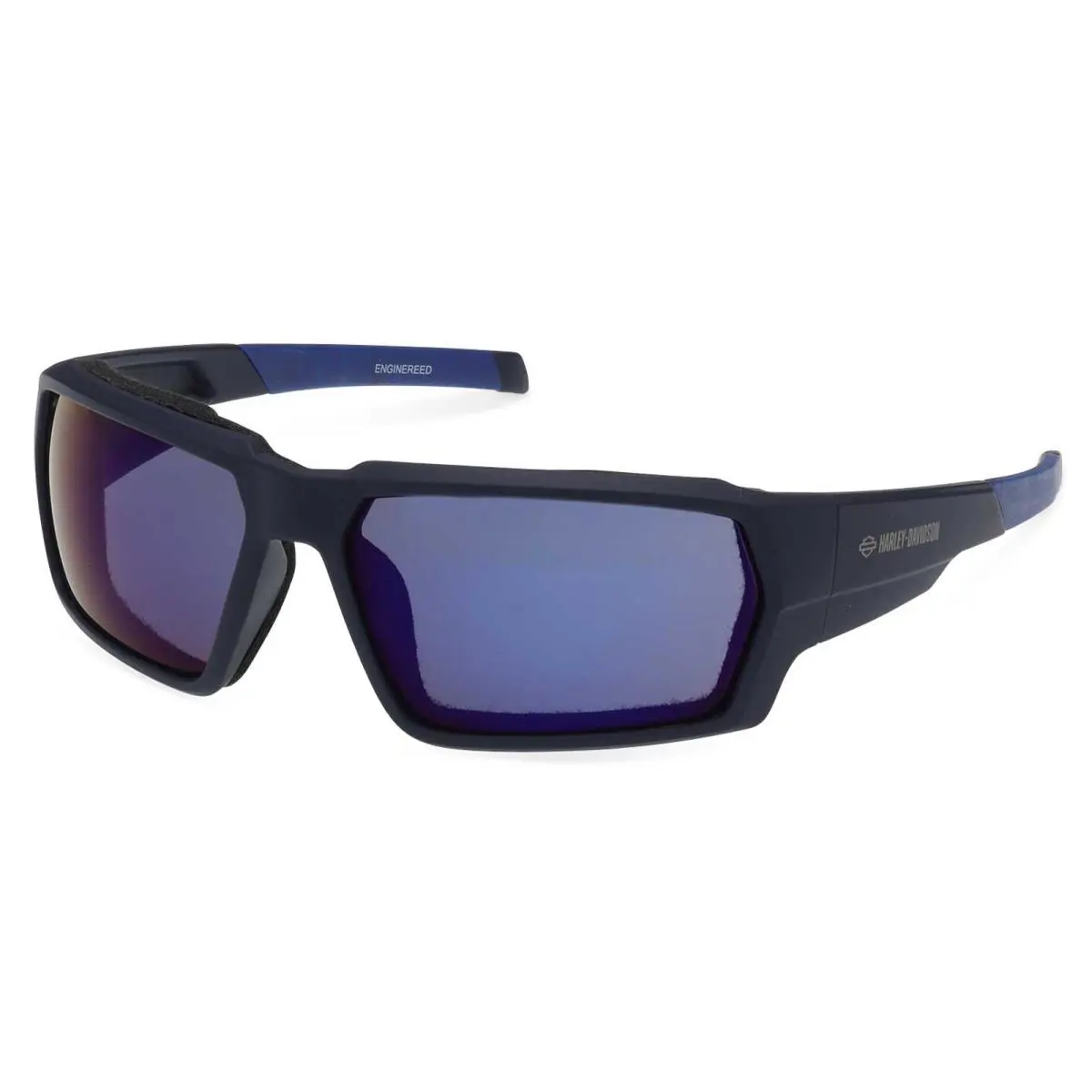 Harley-davidson Men`s Engineered Plastic Sunglasses Matte Blue Frames
