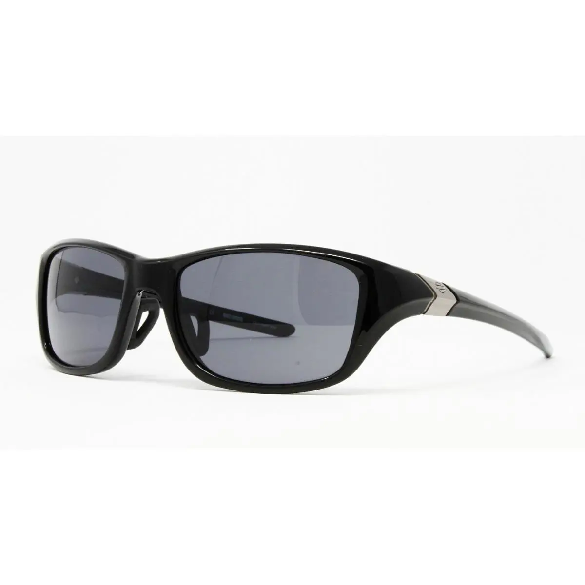 Harley Davidson Sunglasses Men`s Wrap Black Plastic Frames 57mm HDX861-BLK3