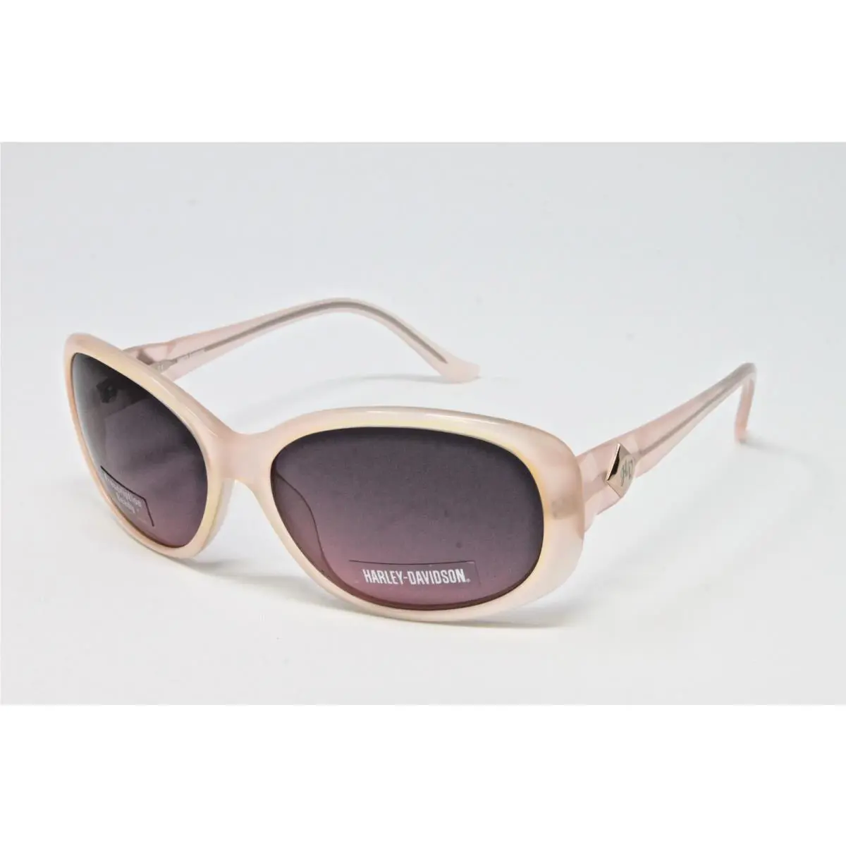 Harley Davidson Sunglasses Pink Women`s Oval Plastic Frame 60mm HDX852-PK50