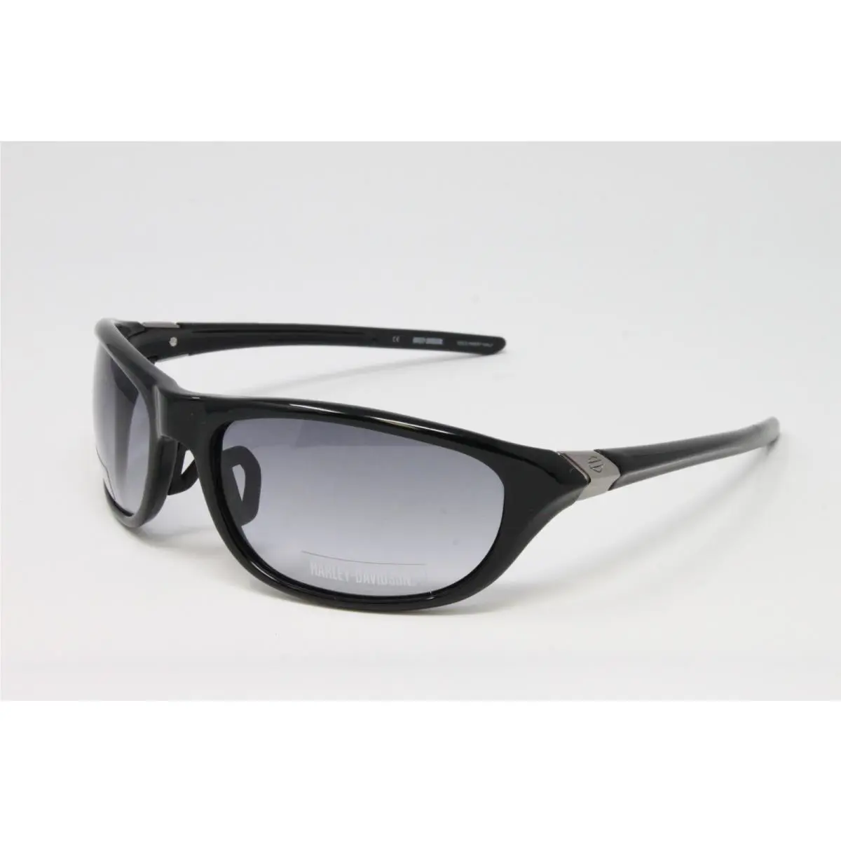 Harley Davidson Sunglasses Men`s Wrap Black Plastic Frame 67mm HDX662-BLK35