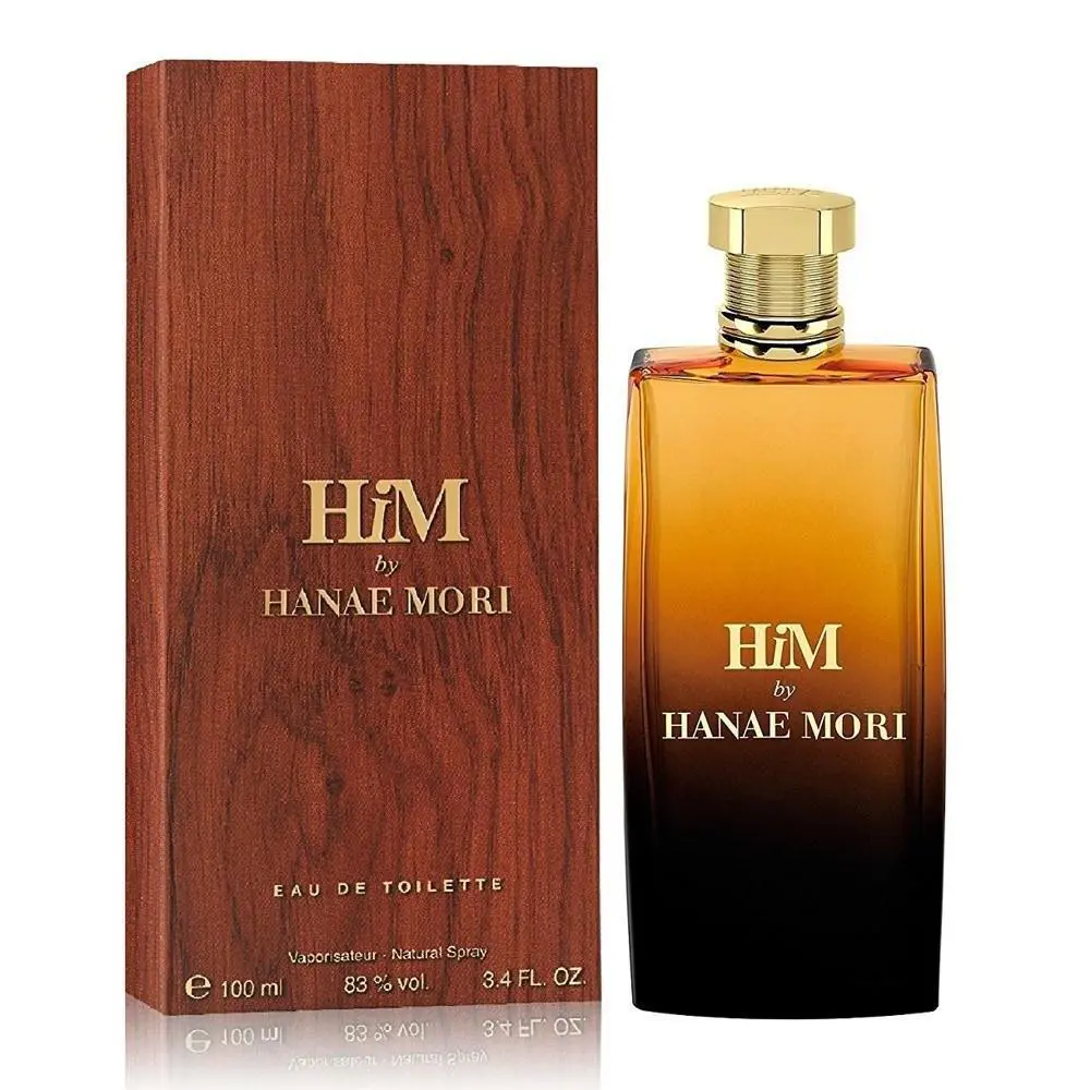 Hanae Mori Him Eau de Toilette Spray For Men 3.4 Fluid Ounce