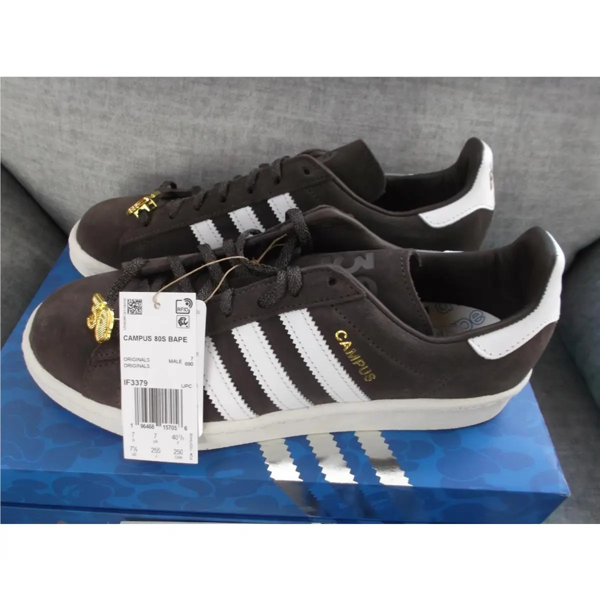 Adidas shoes - adidas Campus 80s - Campus - IF3379 - Brown (UPC: 196468157056) 1