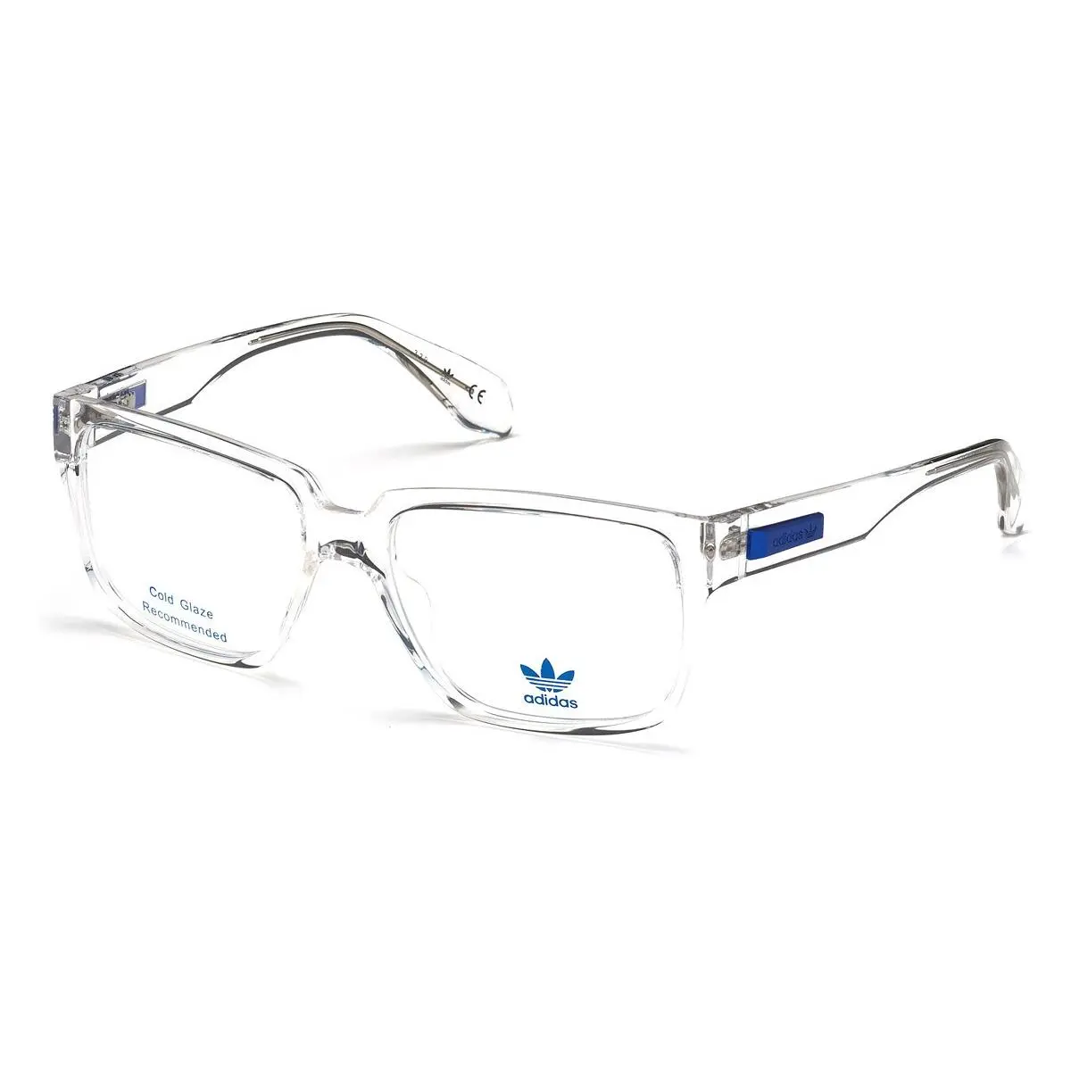 Adidas OR5005 026 Crystal Eyeglasses 55‑16‑140 Rectangle Full‑rim Injected Frame