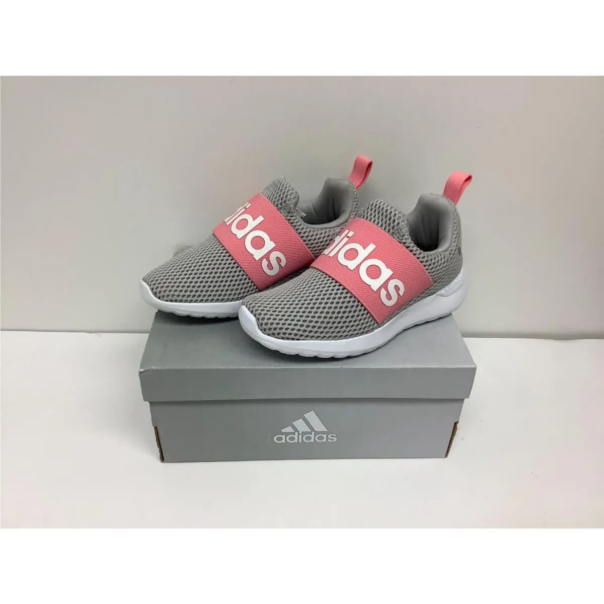 Adidas Unisex Child Lite Racer Adapt4.0 Running Shoe 10.5 Littlekid Grey/greypop