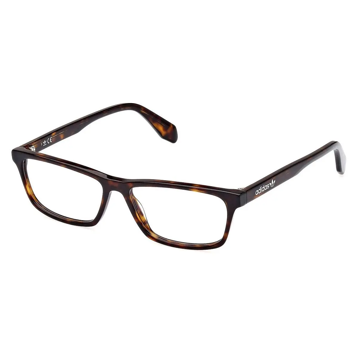 Adidas OR5042 052 Dark Havana Eyeglasses – 54‑14‑145 Rectangle Full‑rim Plastic