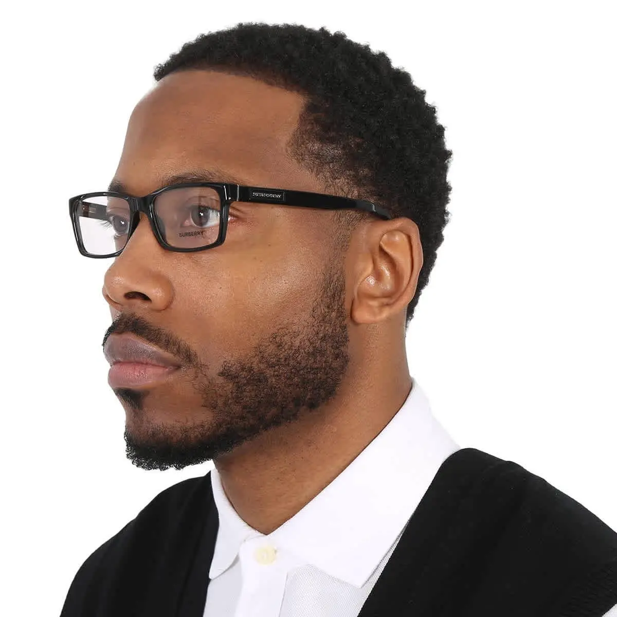 Demo Rectangular Men`s Eyeglasses BE2108 3001 54 BE2108 3001 54 by Burberry