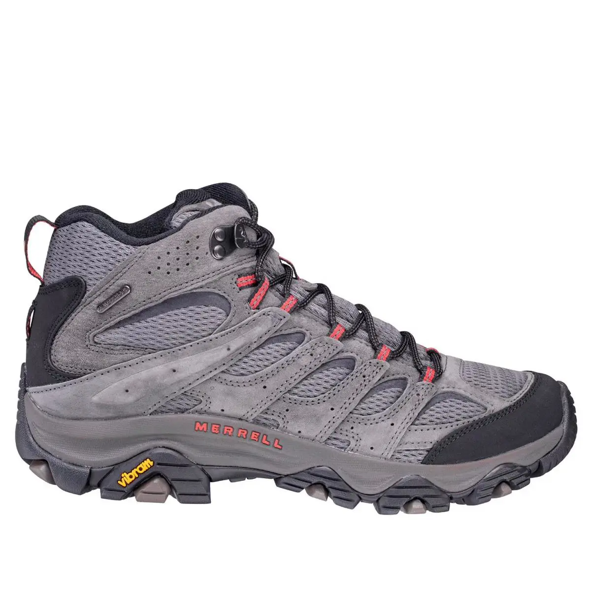Men`s Merrell Moab 3 Mid Waterproof Hiking Boots - Beluga