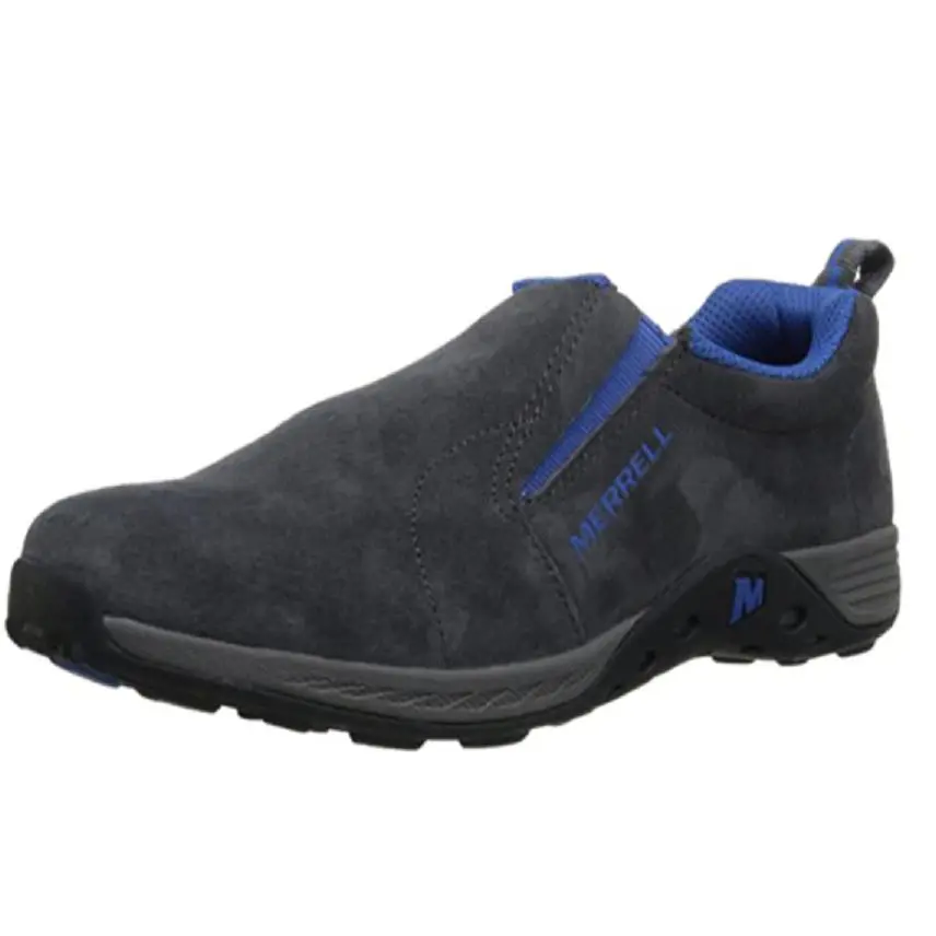 Merrell Kids Jungle Moc Sport Slip On Shoe Grey/blue MC54382 - Grey