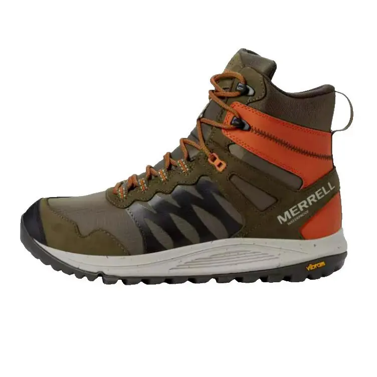Merrell shoes - J066959 - J066959 - Olive Green Burnt Orange 0