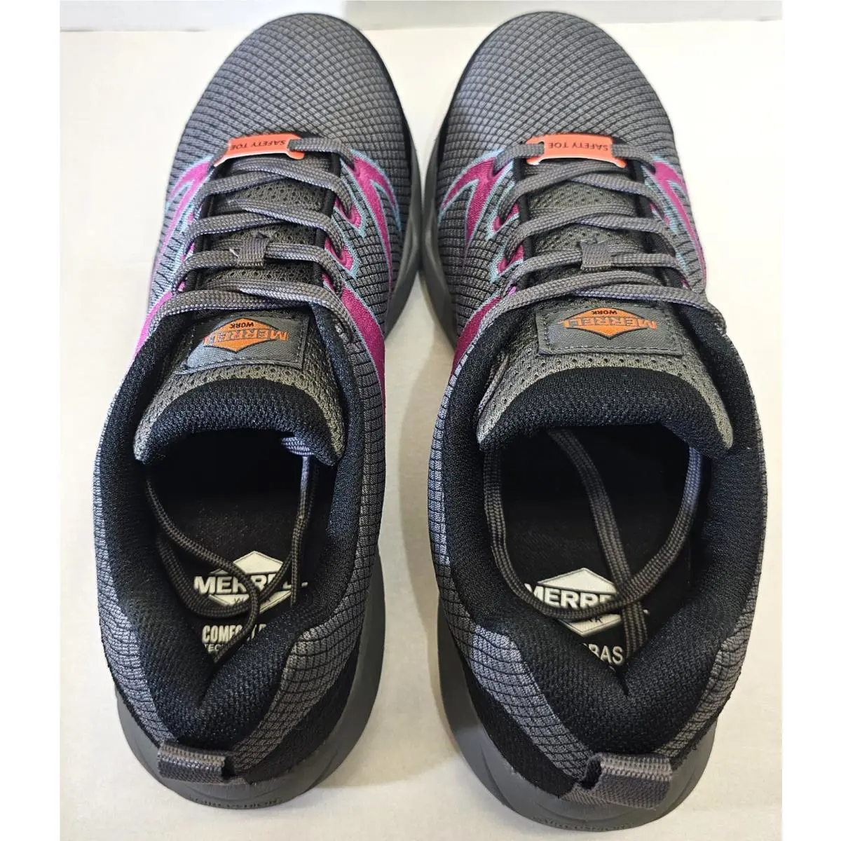 Merrell shoes - Merrell Fullbench - Fullbench - J099512 - Charcoal Grey/Fuchsia Pink/Black 14