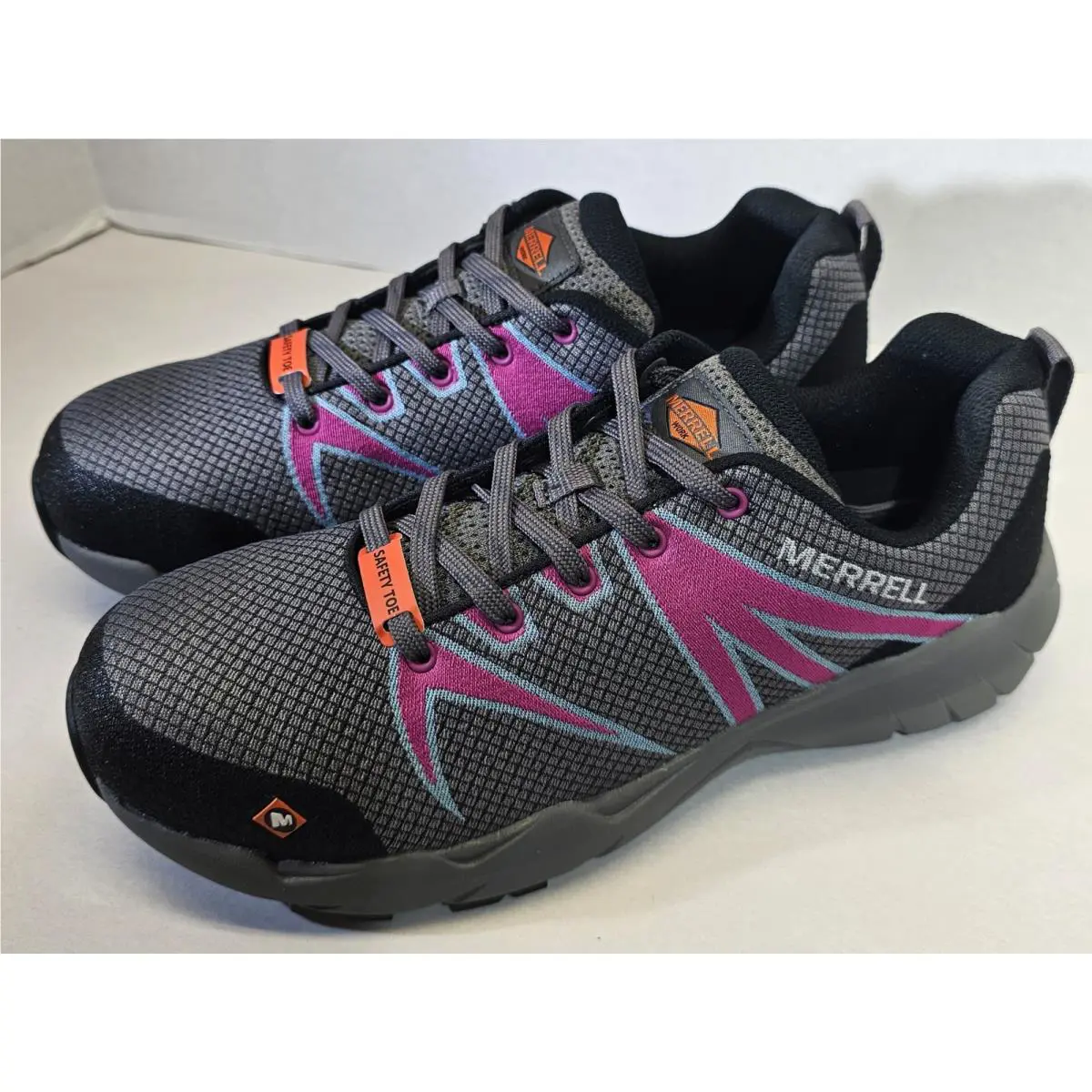 Merrell shoes - Merrell Fullbench - Fullbench - J099512 - Charcoal Grey/Fuchsia Pink/Black 1