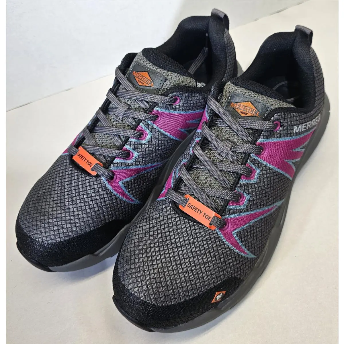 Merrell shoes - Merrell Fullbench - Fullbench - J099512 - Charcoal Grey/Fuchsia Pink/Black 2