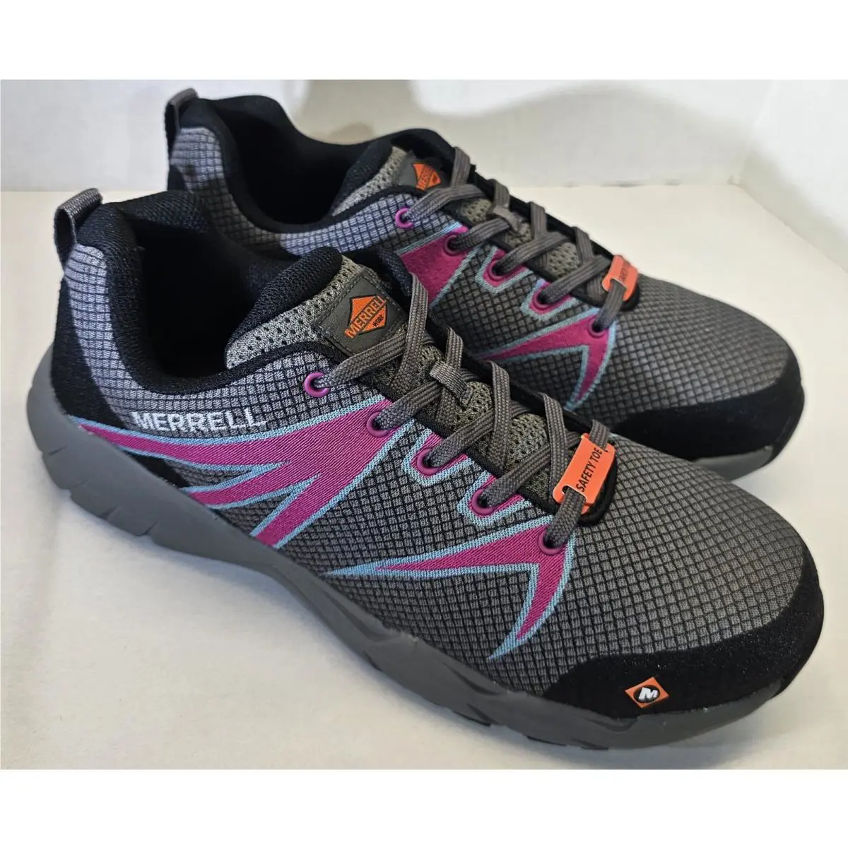Merrell shoes - Merrell Fullbench - Fullbench - J099512 - Charcoal Grey/Fuchsia Pink/Black 3