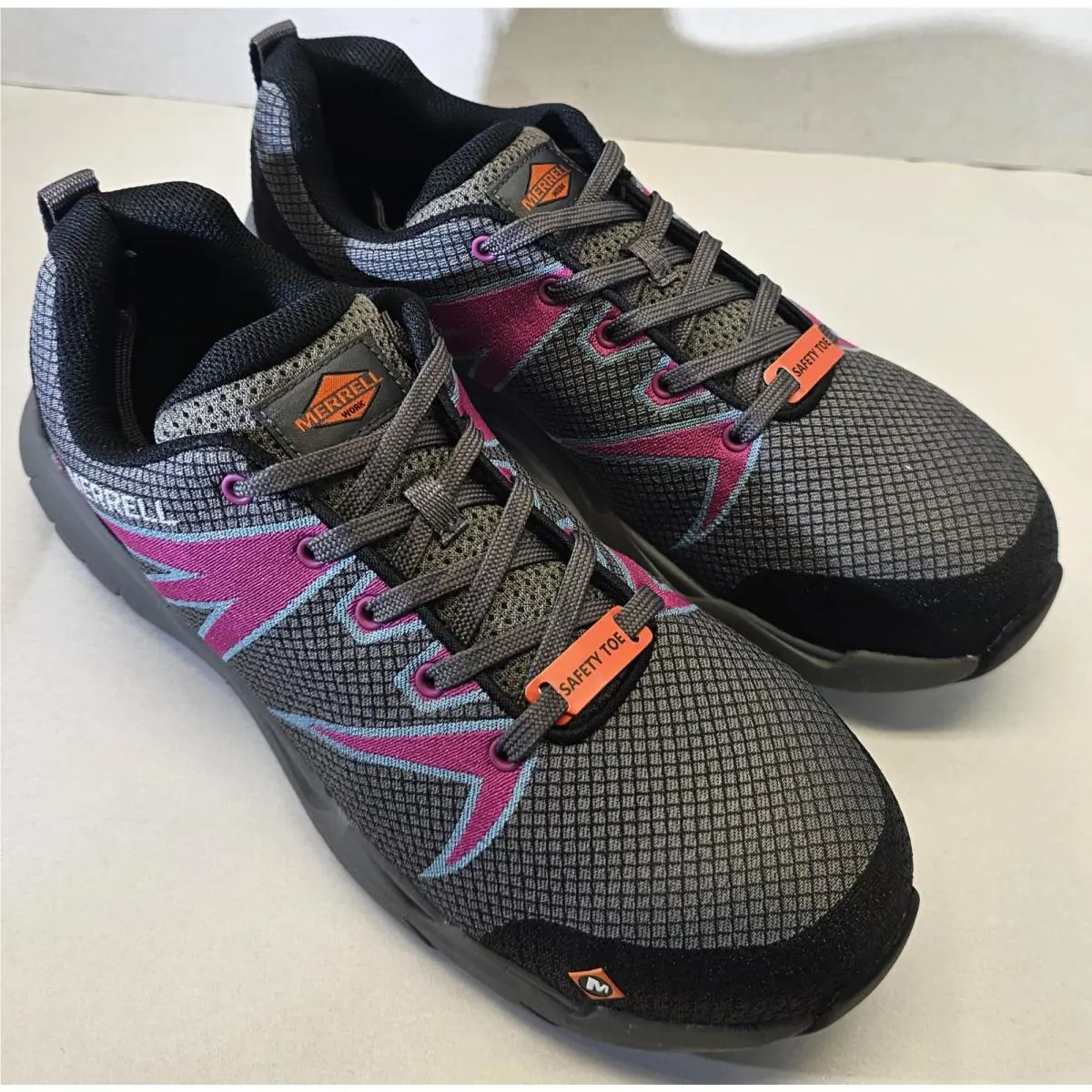 Merrell shoes - Merrell Fullbench - Fullbench - J099512 - Charcoal Grey/Fuchsia Pink/Black 4
