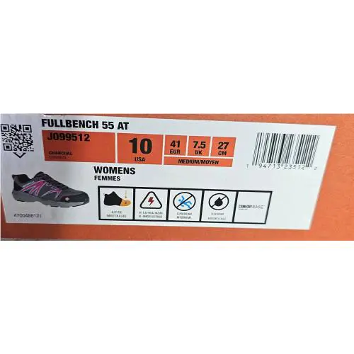 Merrell shoes - Merrell Fullbench - Fullbench - J099512 - Charcoal Grey/Fuchsia Pink/Black 6