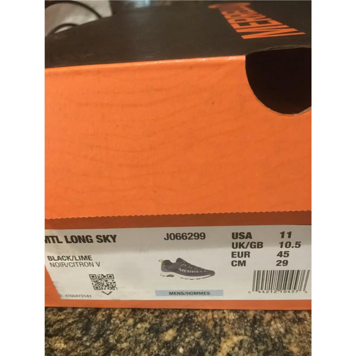 Merrell shoes - Black/Limne 3