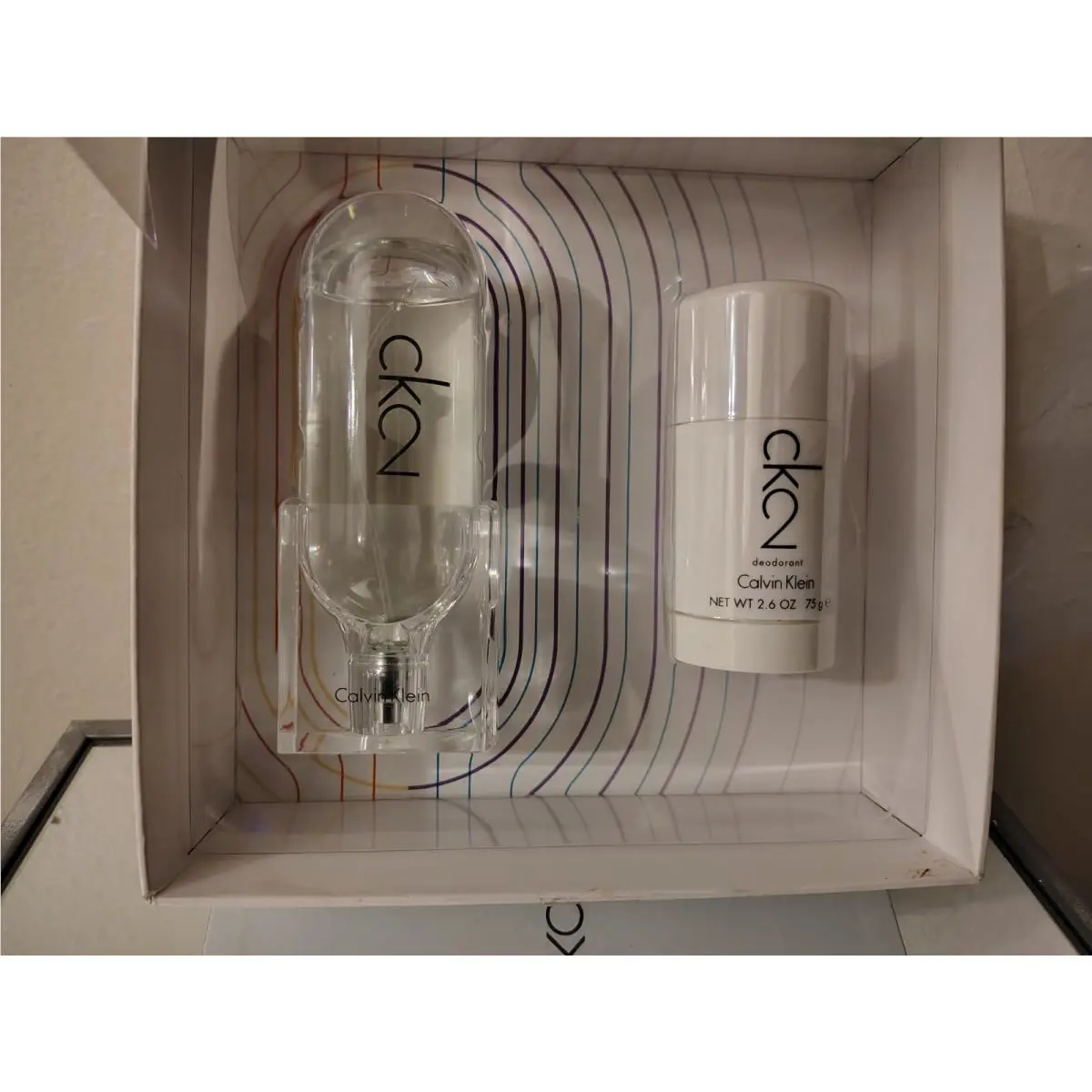 2PC Set CK2 By Calvin Klein For Men 3.4 + Deodorant