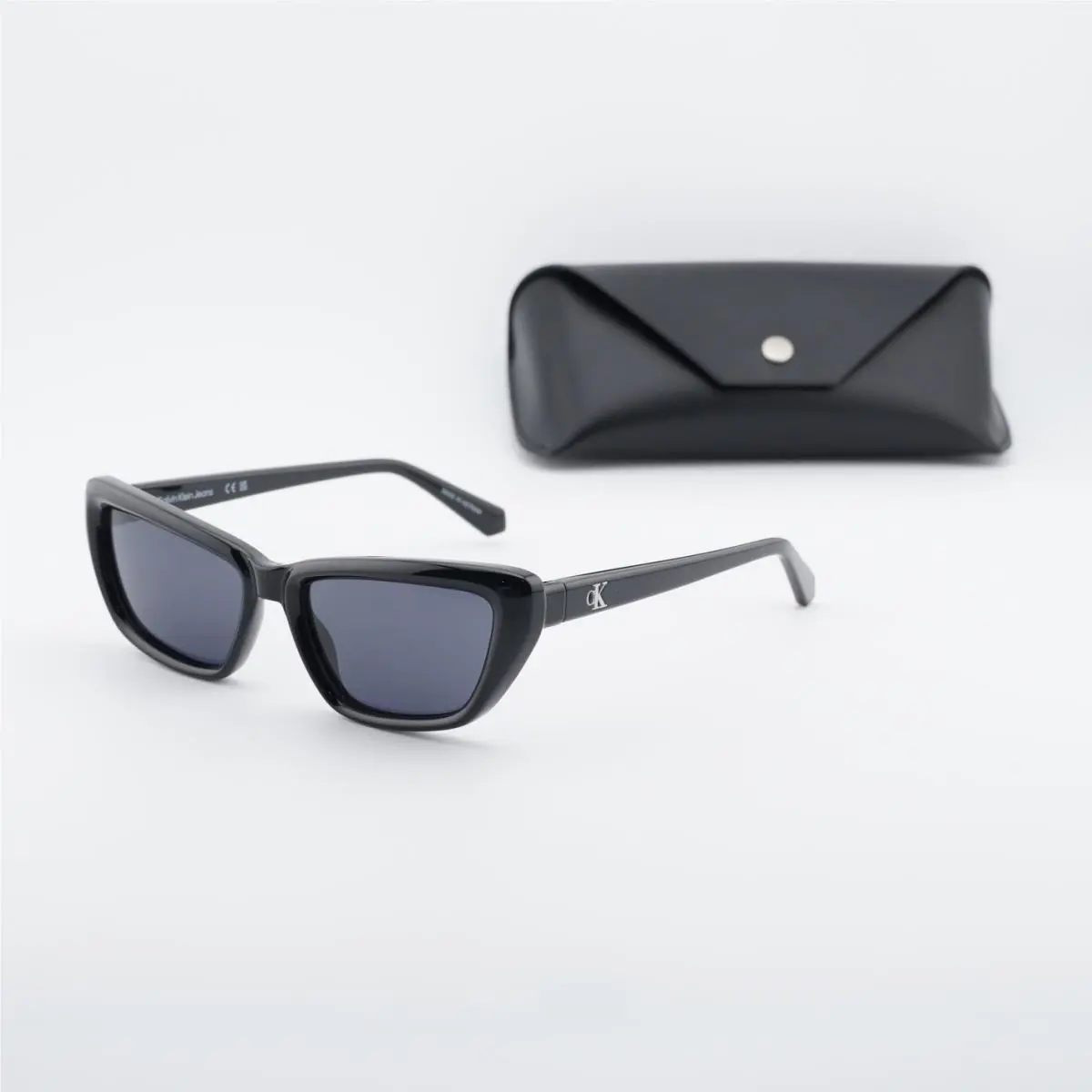 Calvin Klein Jeans CKJ24623S 001 Shiny Black/black 55-17-145 Sunglasses