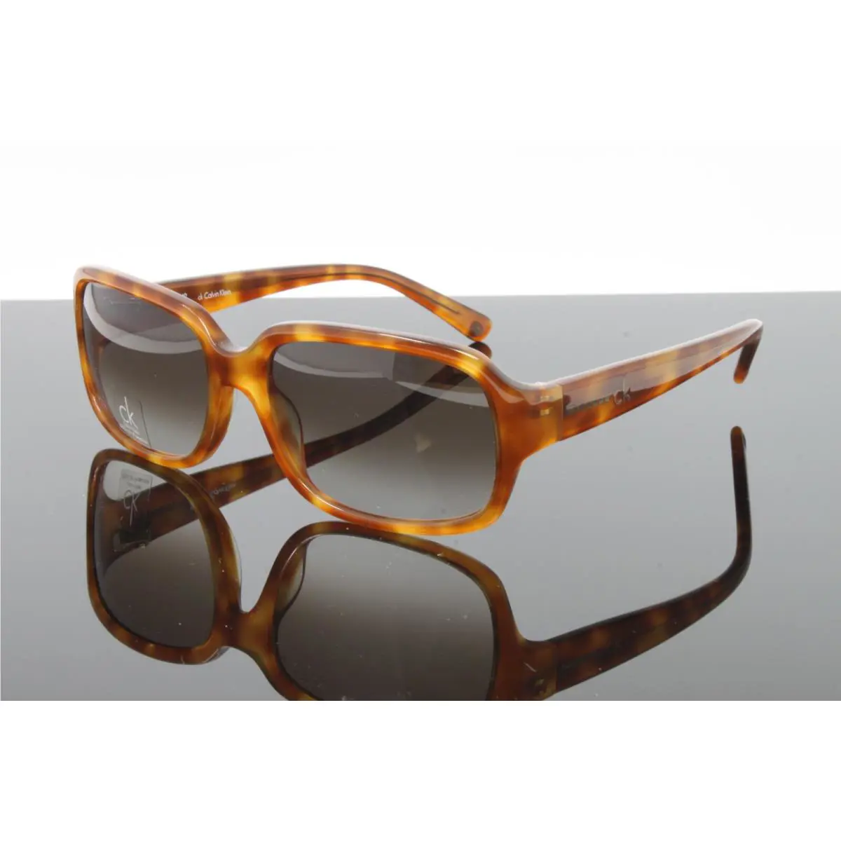 CK Calvin Klein Women`s Sunglasses CK4118S 040 Havana 56mm Brown Lens