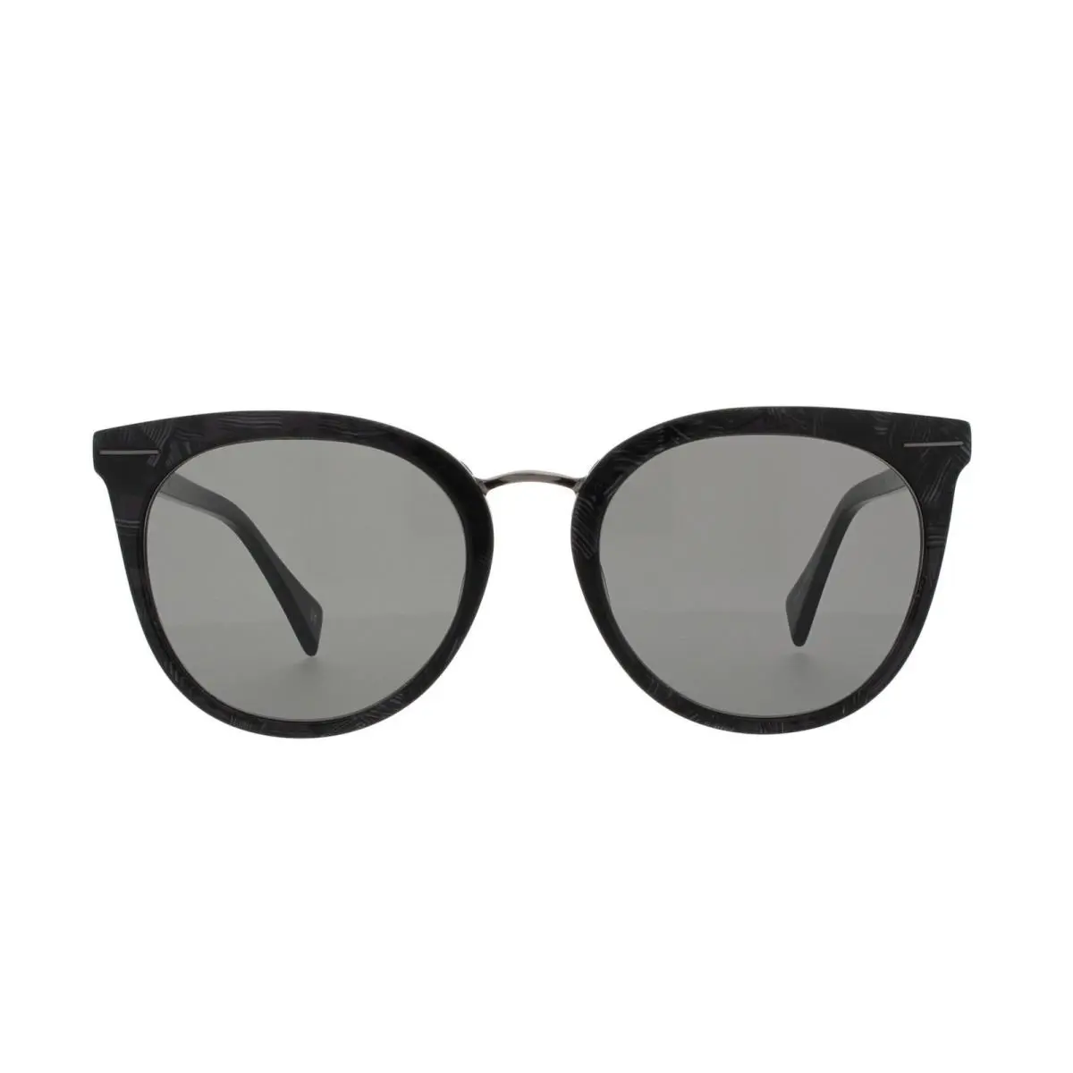 Yohji Yamamoto YY5006-024 Women`s Gray Round Frame/gray Lens Sunglasses