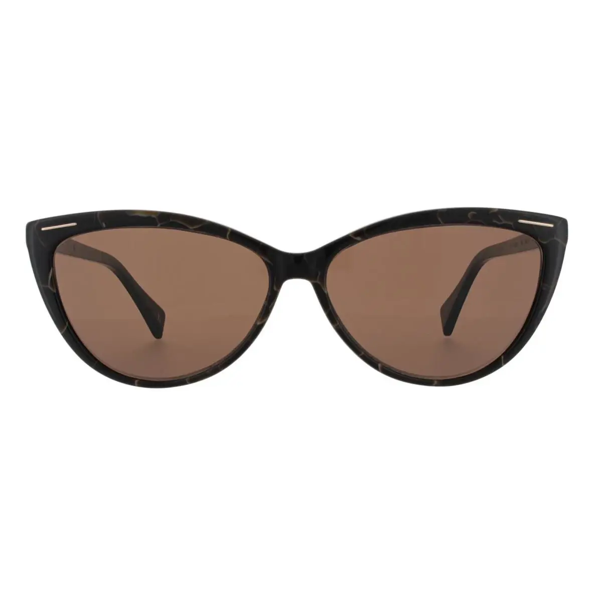 Yohji Yamamoto YY5001-134 Women`s Gray Square Frame/blue Lens Sunglasses