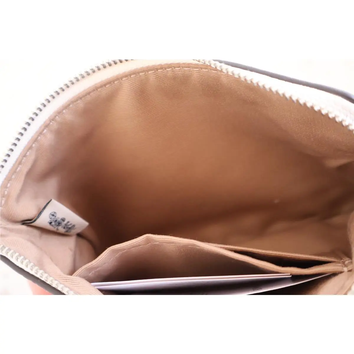 Coach  bag  - Handle/Strap: Chalk leather, Silver-tone chain link or open choice options, Hardware: Silver