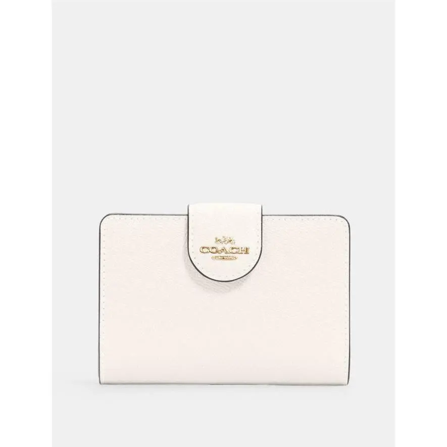 Medium Corner Zip Wallet 6390 IM/CHALK by Coach