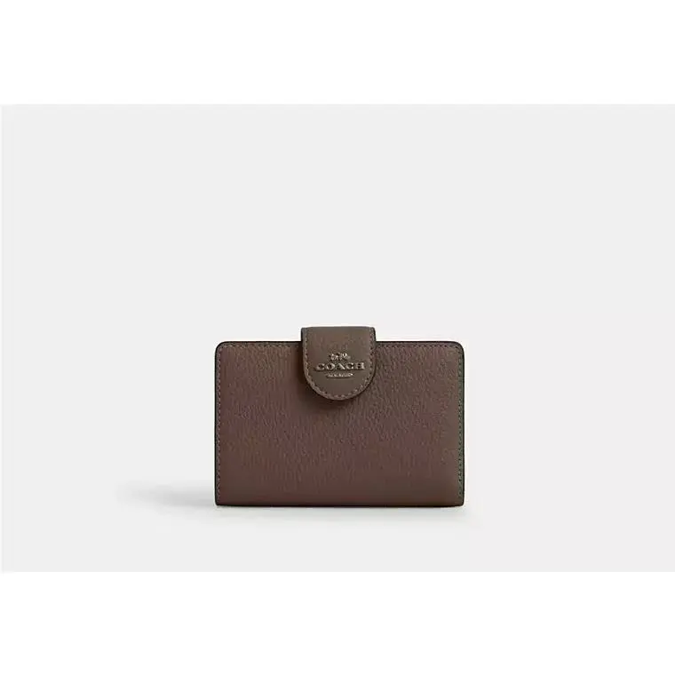 Medium Corner Zip Wallet CBO41 QB/DARK STONE by Coach