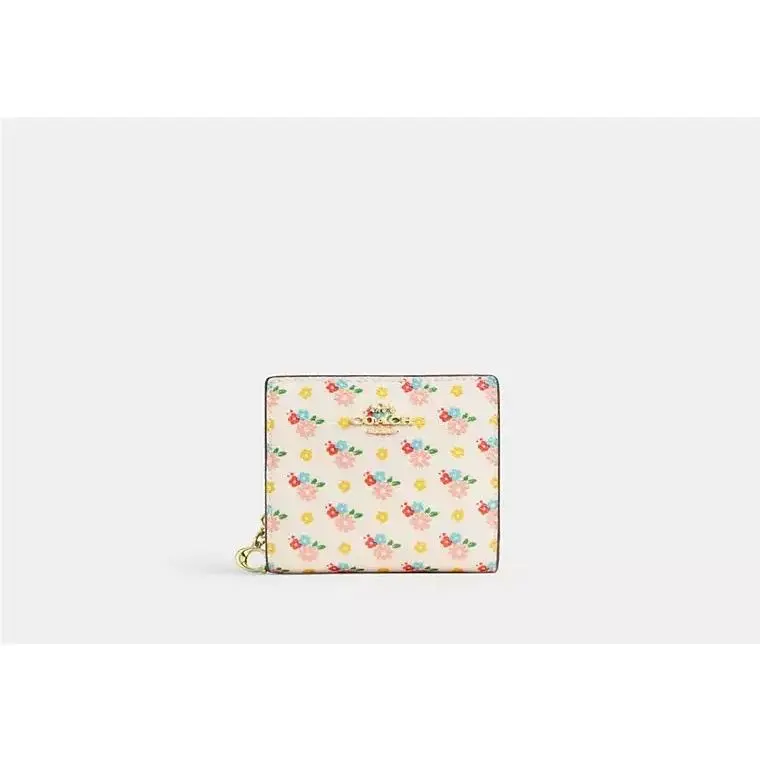 Snap Wallet ID Window CFA24 GOLD/CHALK MULTI by Coach