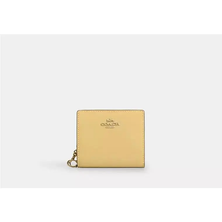 Snap Wallet ID Window CFE00 GOLD/VANILLA by Coach