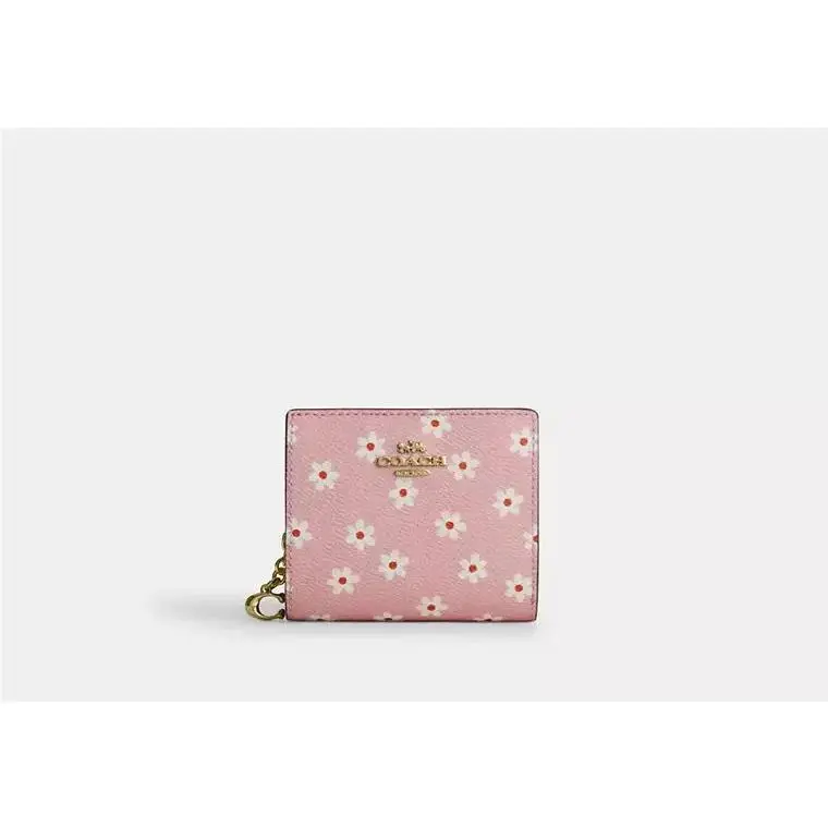 Snap Wallet ID Window CFE05 GOLD/PINK MULTI by Coach