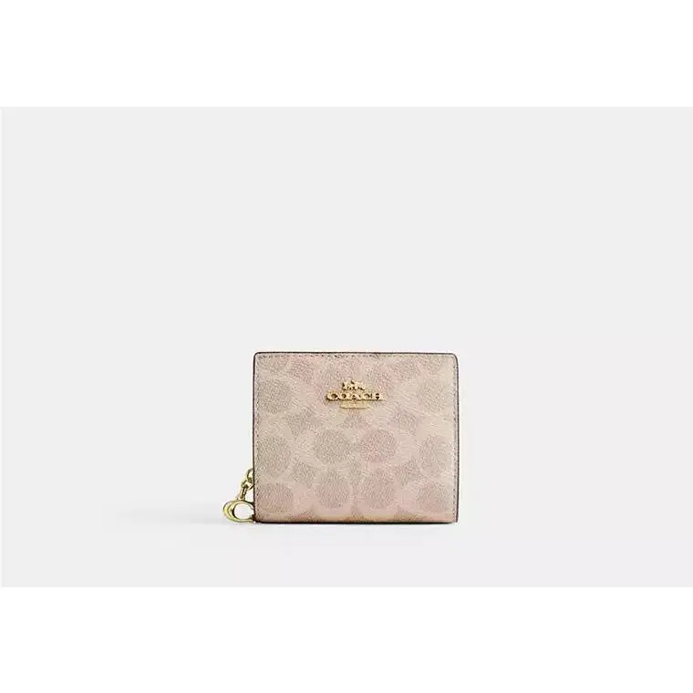 Snap Wallet ID Window CW789 GOLD/SAND/CHALK by Coach